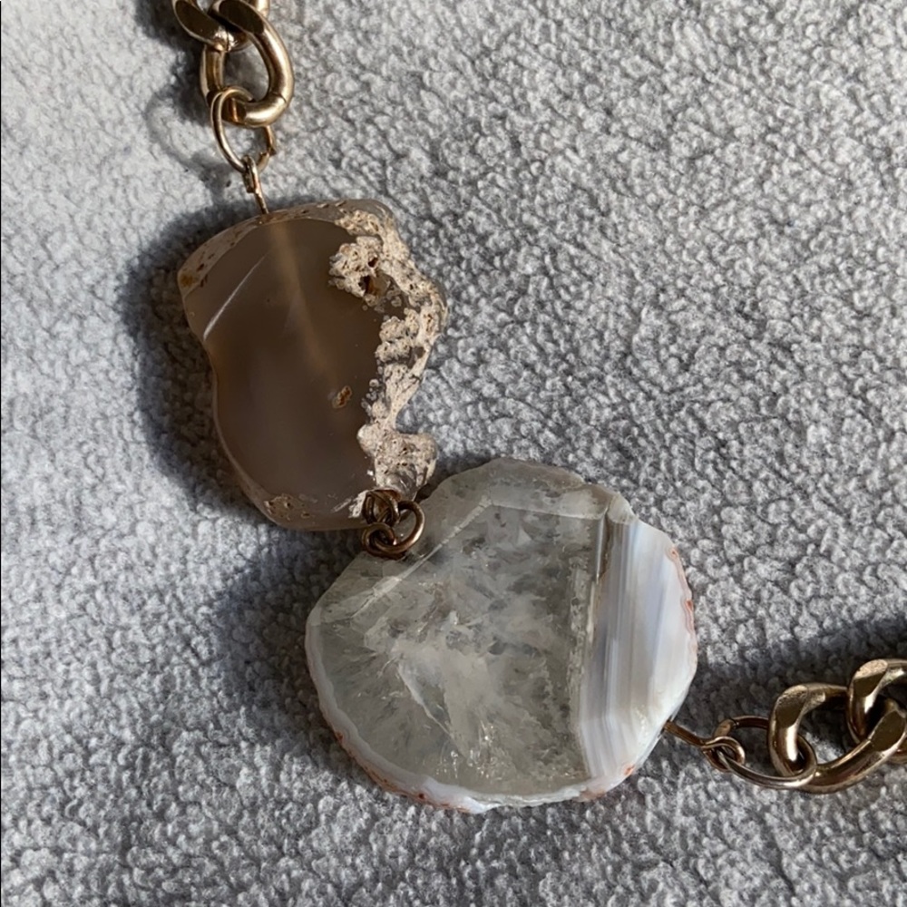 Stone Statement Necklace - Picture 3 of 5